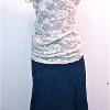 Lace Blouse & Long Skirt
