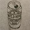 T Shirt with Wild Boar Beer Logo (detail)